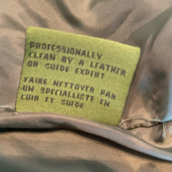 Aldo Sage Green Suede Moto Jacket Size Large - Picture 14 of 16